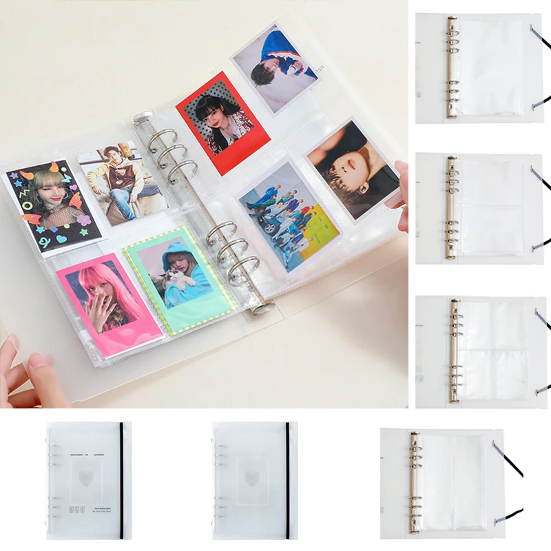 

New Arrival A5 Binder Photocards Collect Book Postcard Holder 10PCS Sleeves Journal Agenda Planner School Stationery