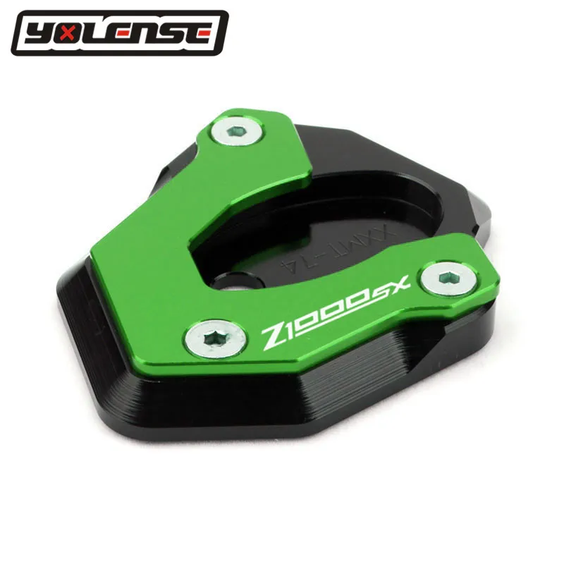 

For KAWASAKI NINJA1000SX NINJA 1000SX Z1000SX Z1000 SX Motorcycle CNC Aluminum Kickstand Side Stand Extension Plate Pad