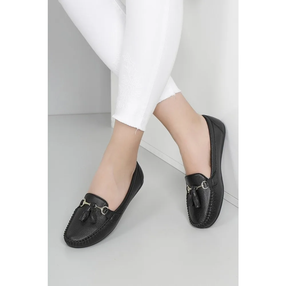 

Дорли®Женские балерины с круглым носком, плоская подошва, застежкой-бахромой, 30120