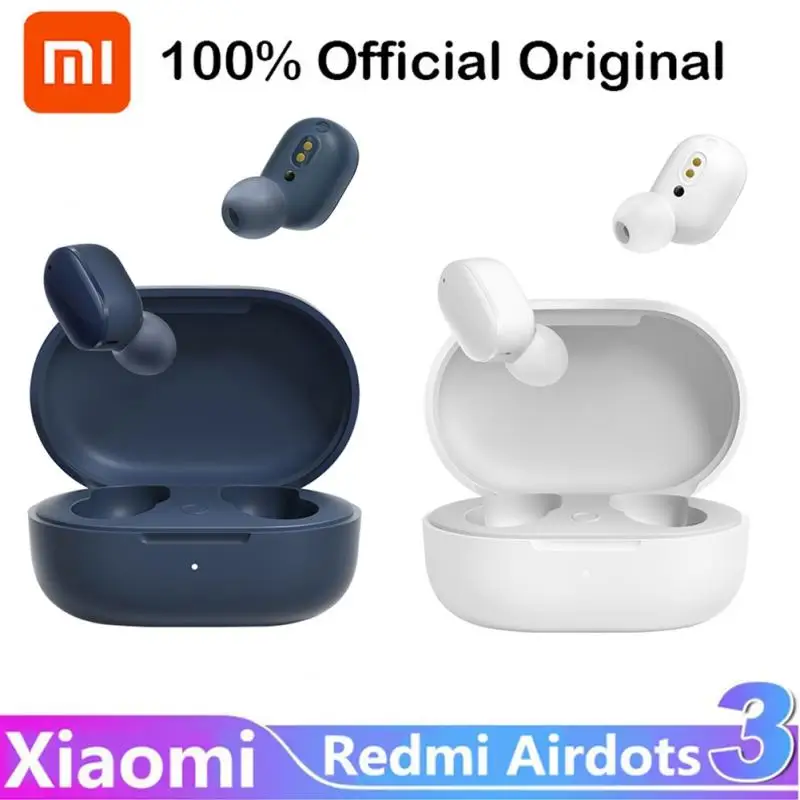 

Xiaomi Redmi Airdots Portable Earphone TWS Mi True Wireless Bluetooth 5.2 Earbuds Sport Wireless Headphones CD-level Sound
