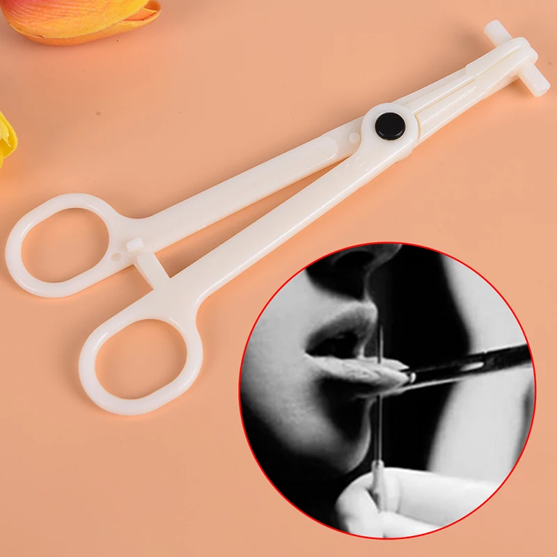 

1Pcs Piercing Plier Ear Lip Navel Nose Tongue Septum Forcep Clamp Plier Tool For Body Piercing Cheap NEW