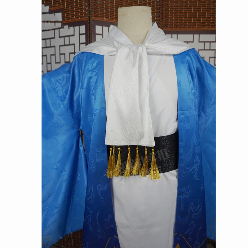 COS-HoHo аниме Vtuber Luxiem Nijisanji Ike Eveland 2022 новогоднее кимоно униформа карнавальный костюм