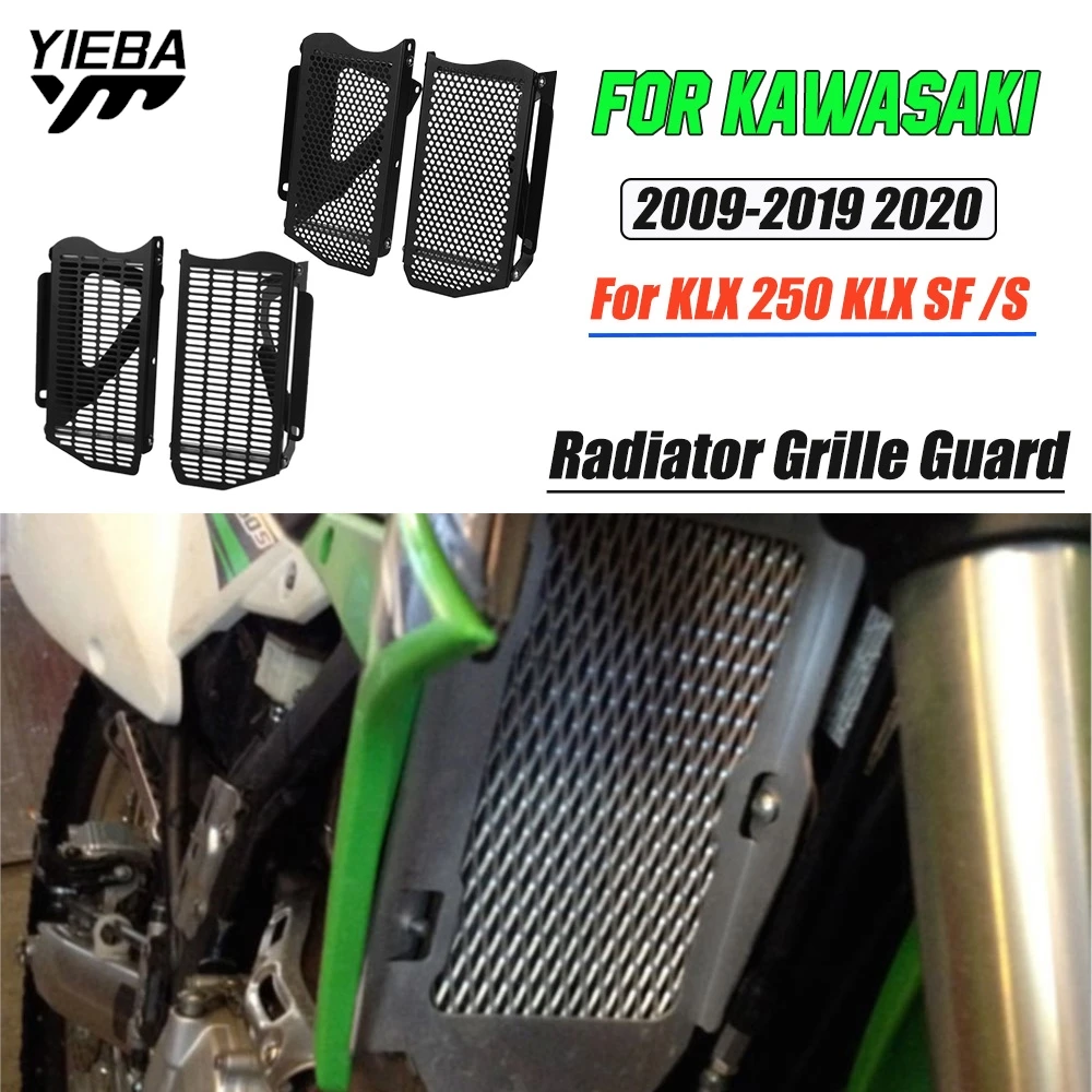 Фото Решетка радиатора мотоцикла, крышка бака для воды, защита аксессуаров для KAWASAKI KLX 250 KLX SF/S 2009-2020 KLX250S KLX250SF №1