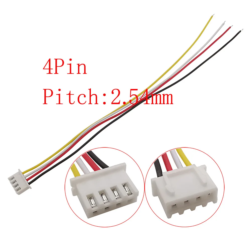 

Разъемы JST XH 2.54 4-контактные 20см 26AWG