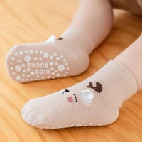 3 pairs anti slip non skid ankle baby socks with rubber cotton children low cut accessories for boy girl toddler floor wear