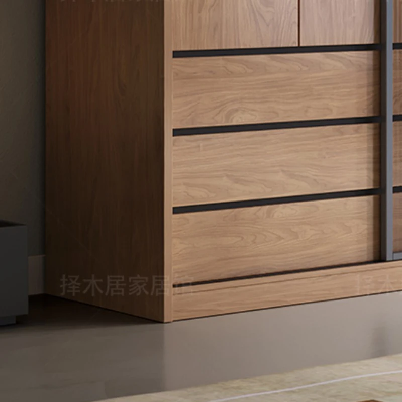 Вертикальный шкаф для общежития деревянный Органайзер спальни в скандинавском