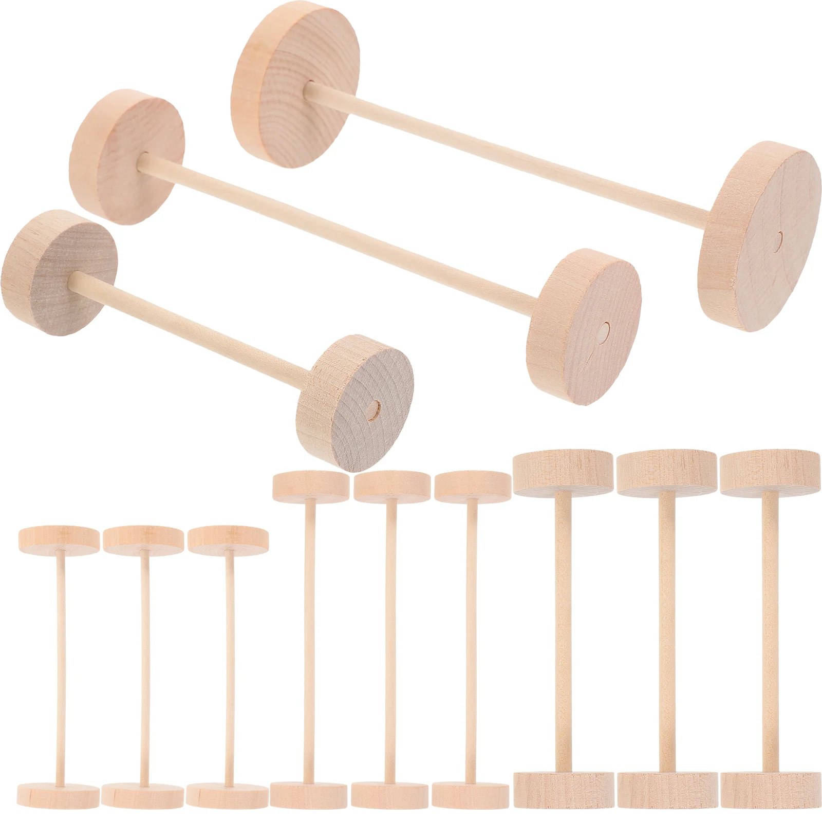 

Wooden Wheel Kids Playsets Small Wheels Birch Children's Toys Art Craft Supplies Model Toy's