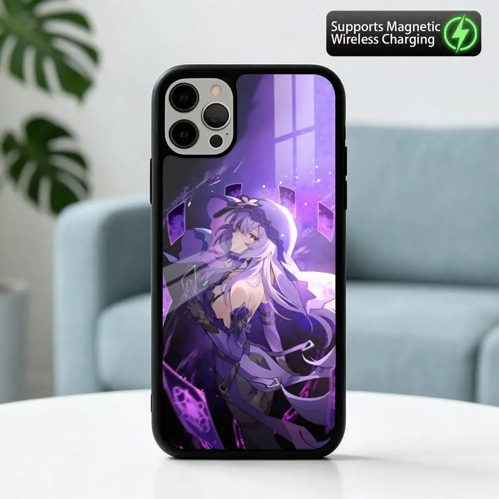Фото Чехол Fortuneteller Black s-Swan HSR для iPhone 17, 16, 15, 14, 13, 12, 11 Plus, Pro с поддержкой магнитной беспроводной зарядки №4