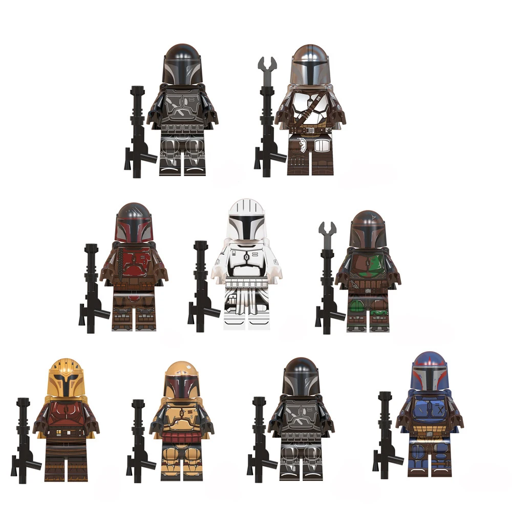 

Милые мини-кубики из мультфильма мандалор, детский сборный конструктор, минифигурка, игрушка 4,5 см, фигурка, украшения