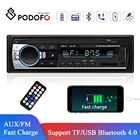 Podofo 1Din стерео Bluetooth FM радио дистанционное управление цифровой MP3 плеер USBSD порт автомобильное радио в тире аудио Музыка
