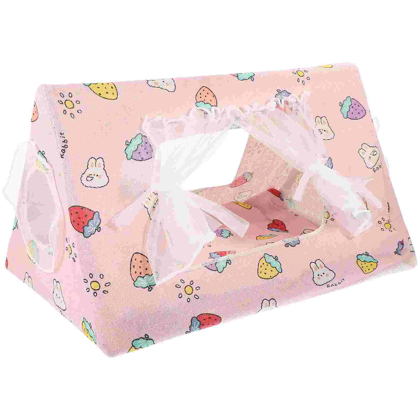 

Rat Hamster Hideout House Wear Resistant Cage Cloth Delicate Decorative Rabbit Tent Adorable Supplies