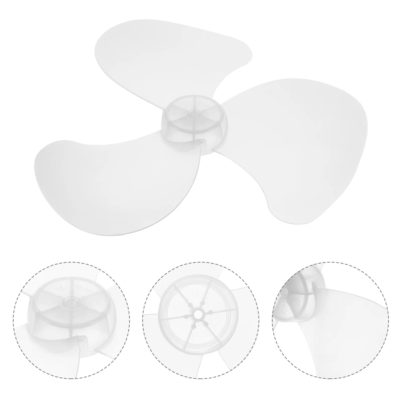 

2Pcs Plastic Fan Blades Replacement Parts for Table or Standing Pedestal Fans