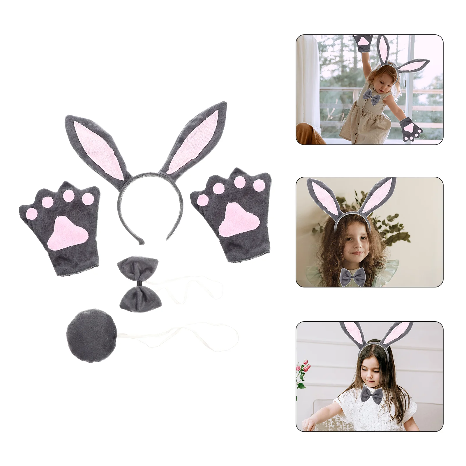 

Easter Bunny Costume Accessories Ear Headband Halloween Costumes Adults Party Prop