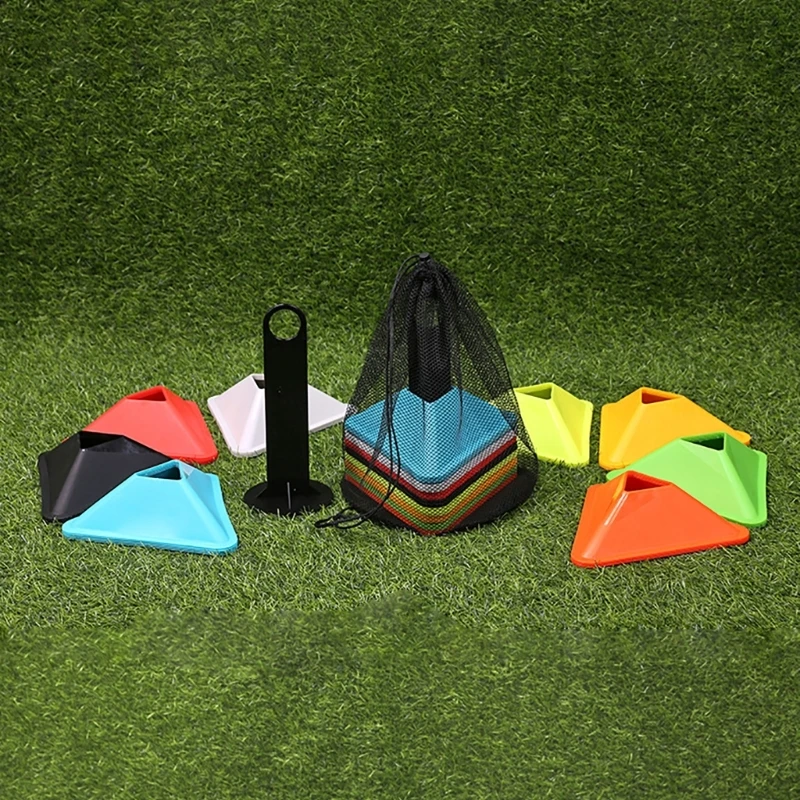 Футбольные конусы для ловкости спортивные тренировочные маркеров полей футбола