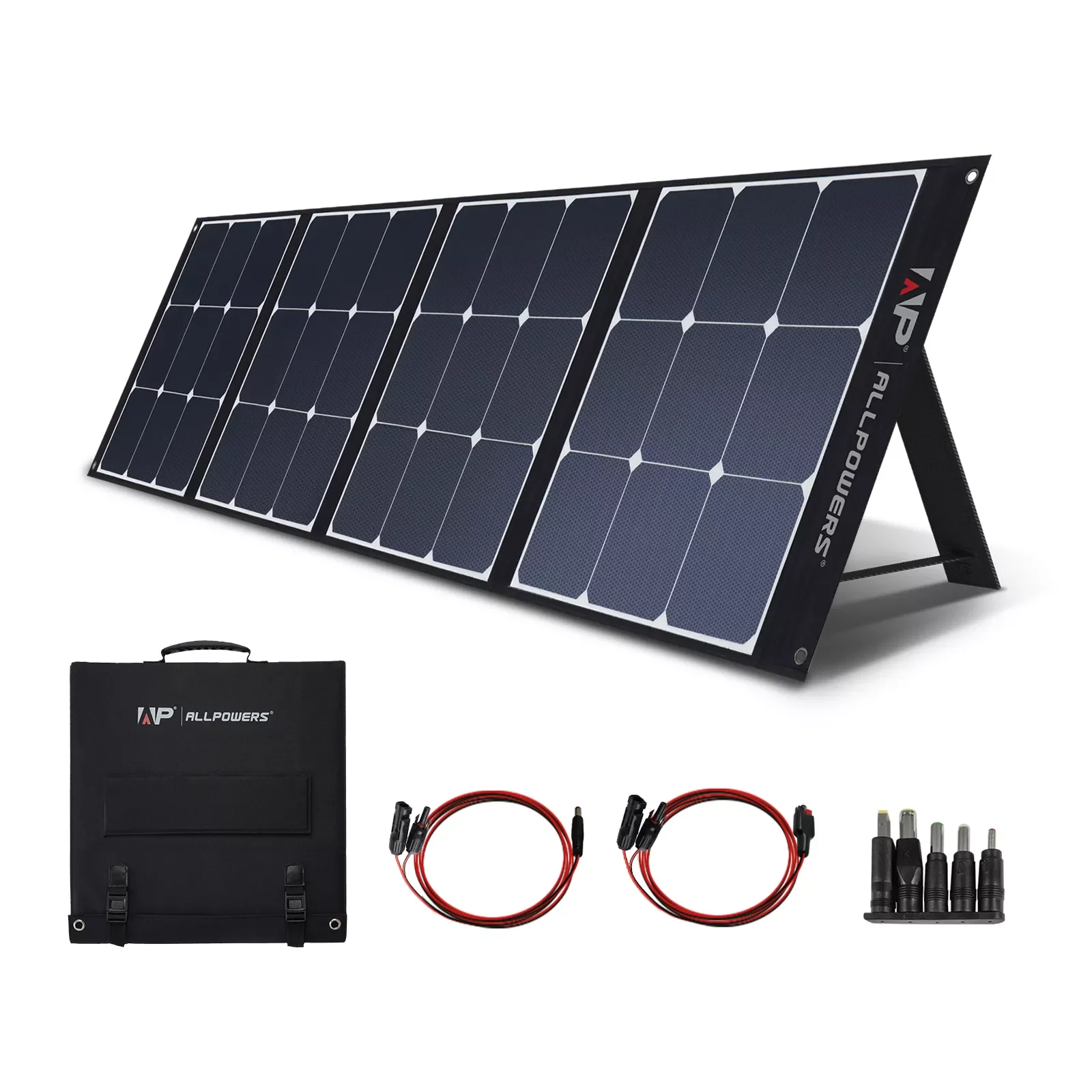 

ALLPOWERS Foldable Portable Solar Panel 18V 200W Monocrystalline Solar Charger with MC-4 Output for Travel RV Fishing Laptop