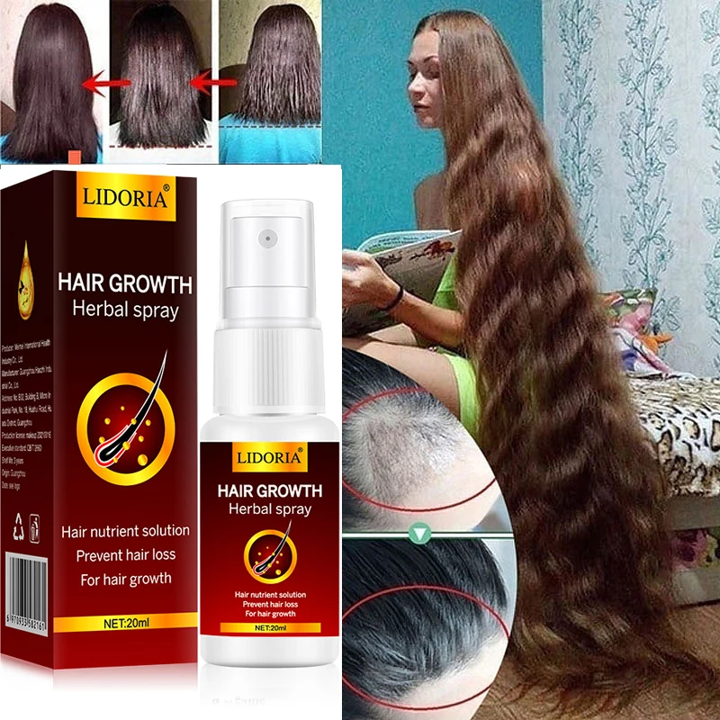 

Hair Growth Serum Spray Effective Anti Hair Loss Products Scalp Treatment Fast Growing Hair Oil Prevent Damaged Dry Repair Care