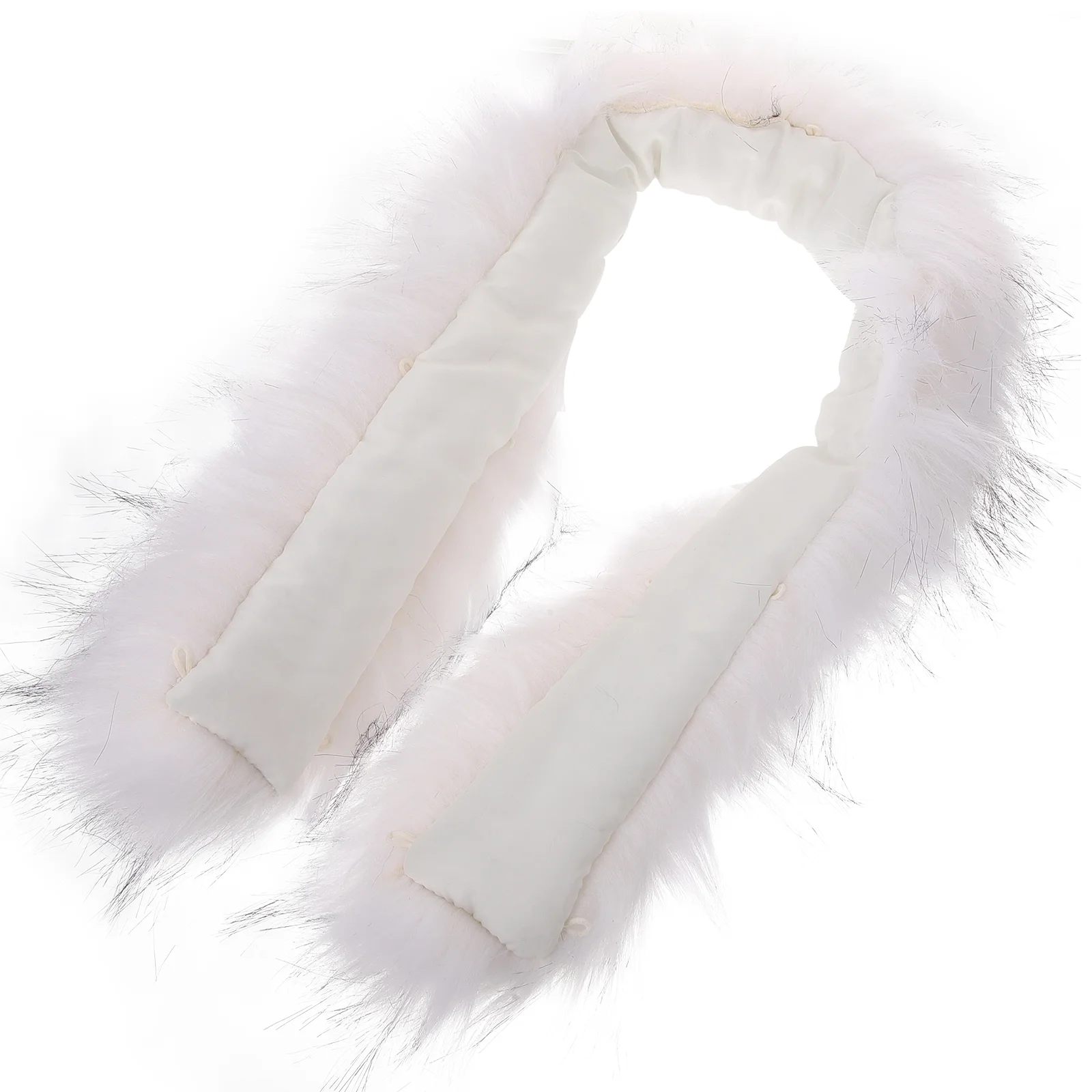 Воротник из искусственного меха сменная шаль женский зимний костюм аксессуар