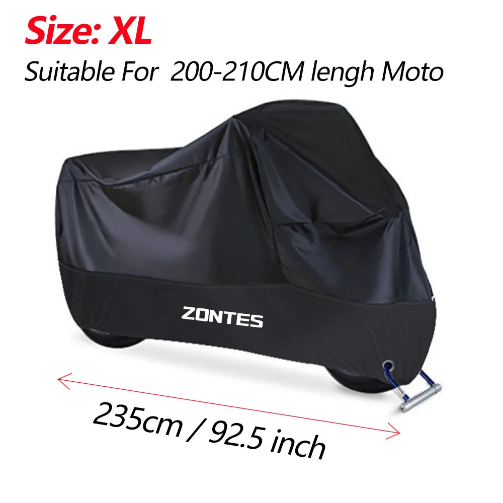 

Водонепроницаемый чехол для скутера Zontes 150 250 350 D VX S T M R 703F 368G 703RR, защита от УФ-излучения, пыли и дождя, аксессуары для мотоциклов