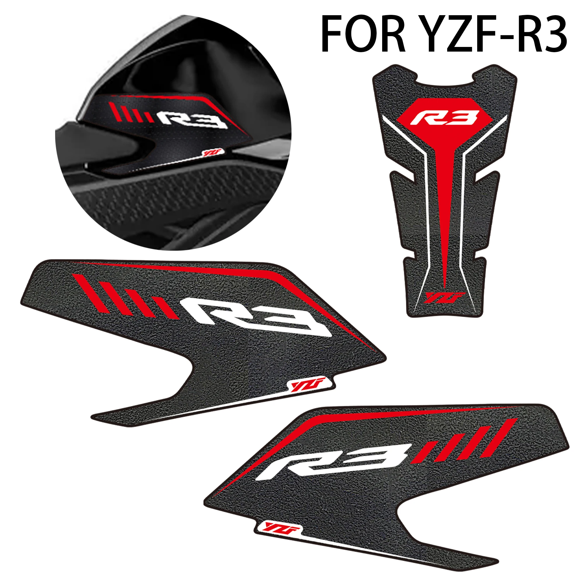 Для YAMAHA YZF-R1 YZF R1 YZFR1 мотоциклетные накладки на бак ручки для газа мазута комплект