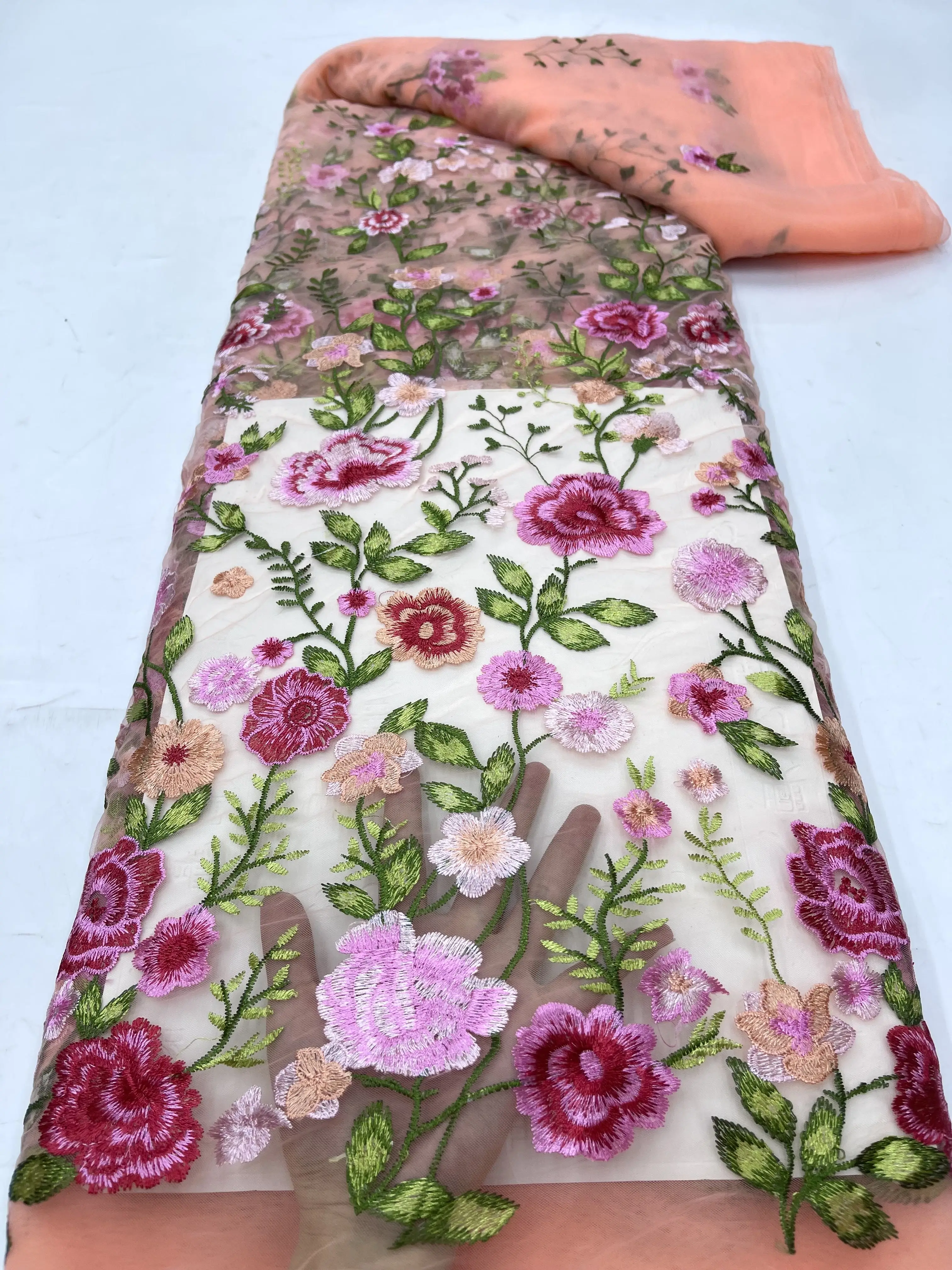 Нигерийские африканские кружевные ткани 5 ярдов Φ материал для свадебной