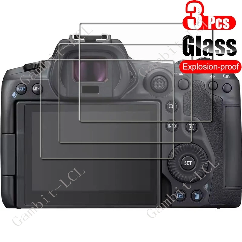 3 шт. закаленное стекло для Canon EOS R/Ra/RP/R3/R5 R52 R5M2/R5C/R6 Mark II Mark2/R7/R8/R10/R50/R100 Защитная