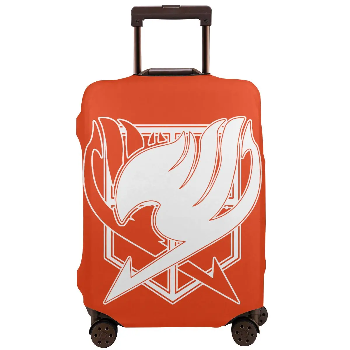 

Fairy Tail Attack On Titan Travel Luggage Protective Case Washable Suitcase Luggage Cover Elastic Dust Cover Accessories Baggage
