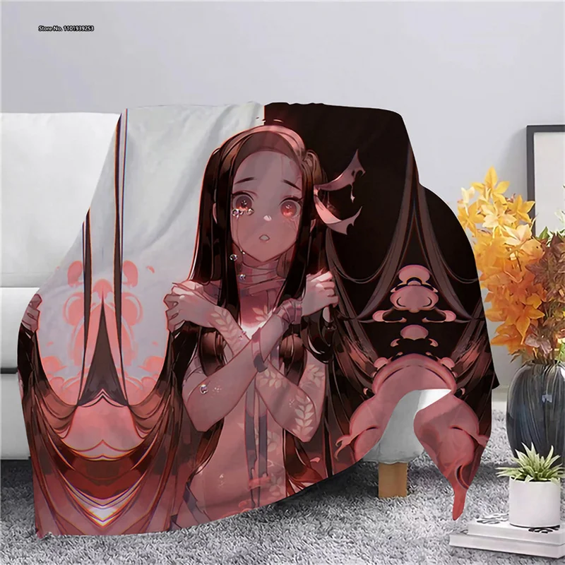 

Креативное одеяло серии рассеиватель демонов с 3D Цифровым принтом, детское одеяло с анимационным рисунком для дома, спальни, покрывало на д...