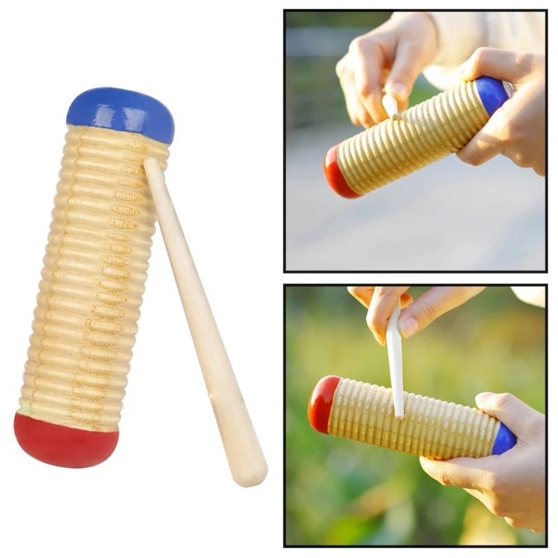 

Percussion Tube Baby Rhythm Guiro Music Toys Orff Child Early Educational Tools
