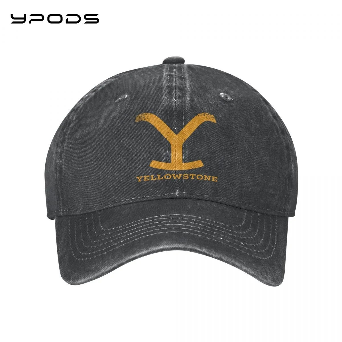 

Print 3D Dittelle Yellow Small Stone Logo Outdoor Leisure Baseball Caps Adjustable Hip Hop hat
