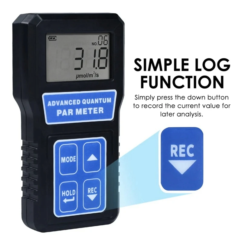 Фотосинтез для измерения пары устройство яркости PPFD длина волны 400-700 нм с