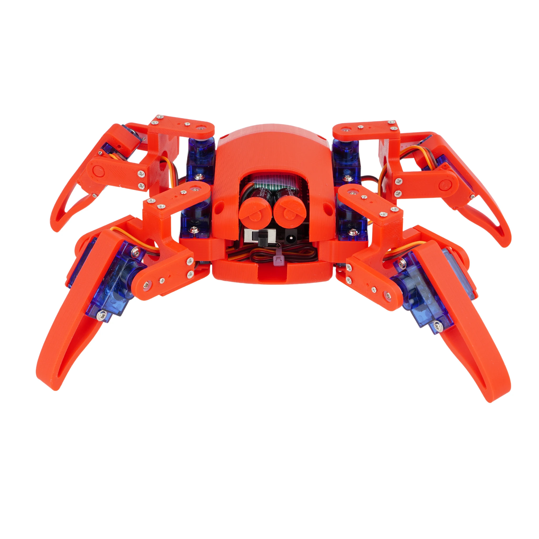 STEAM Educational Quadruped Spider Robot Kit for Arduino, with Speech Remote Control Graphical Programming Toys enlarge