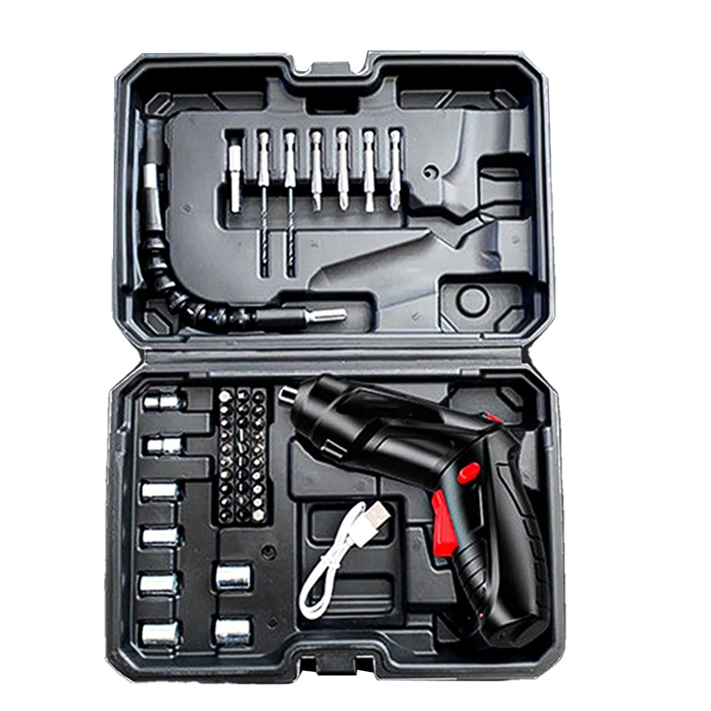 

Small Multifunctional Rechargeable Folding Electric Screwdriver Set Electric Batch Lithium Battery Screwdriver