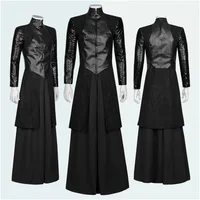 Carnival Halloween Sands Man Morpheus Cosplay Costume The Dream King Outfits Men Black Jacket Pant Suit Party Role Play Clothes