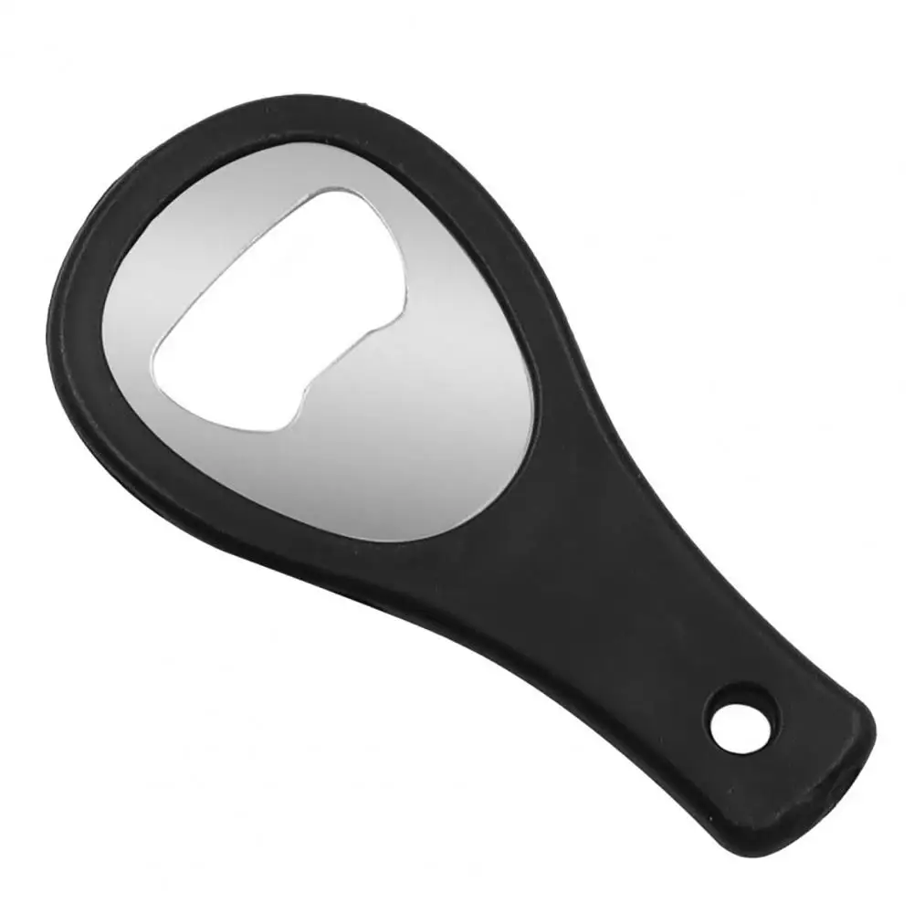 

Tennis Racket Shape Hanging Hole Non-Slip Handle Iron Can Opener Bottle Opener for Kitchen