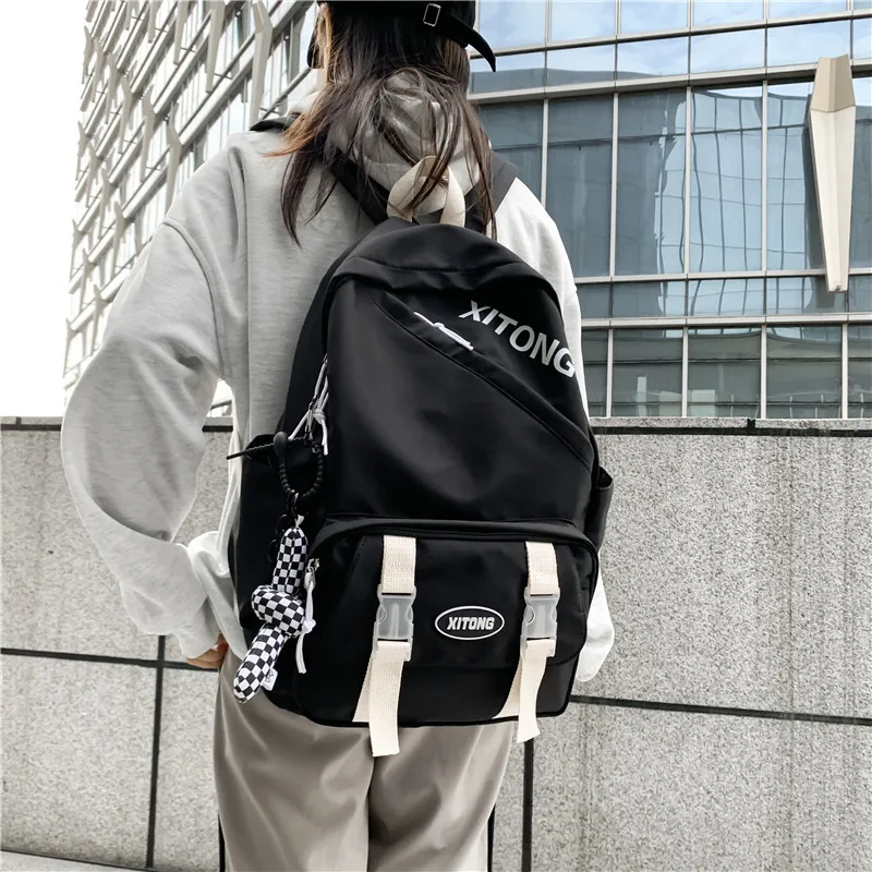 

Middle School Backpack for Girls Teen College Student High School Bags Casual Campus Women Bookbag Korean Bagpack