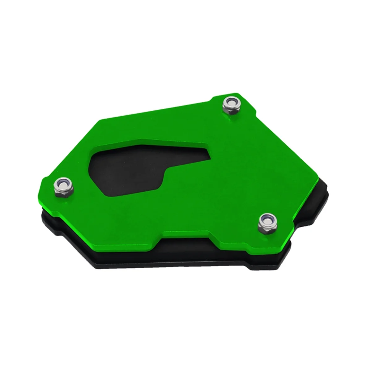 

Выдвижная подставка для мотоцикла, боковая подставка, удлинитель, опорная пластина для Kawasaki KLR 650 KLR650 2021 2022 (черный и зеленый)