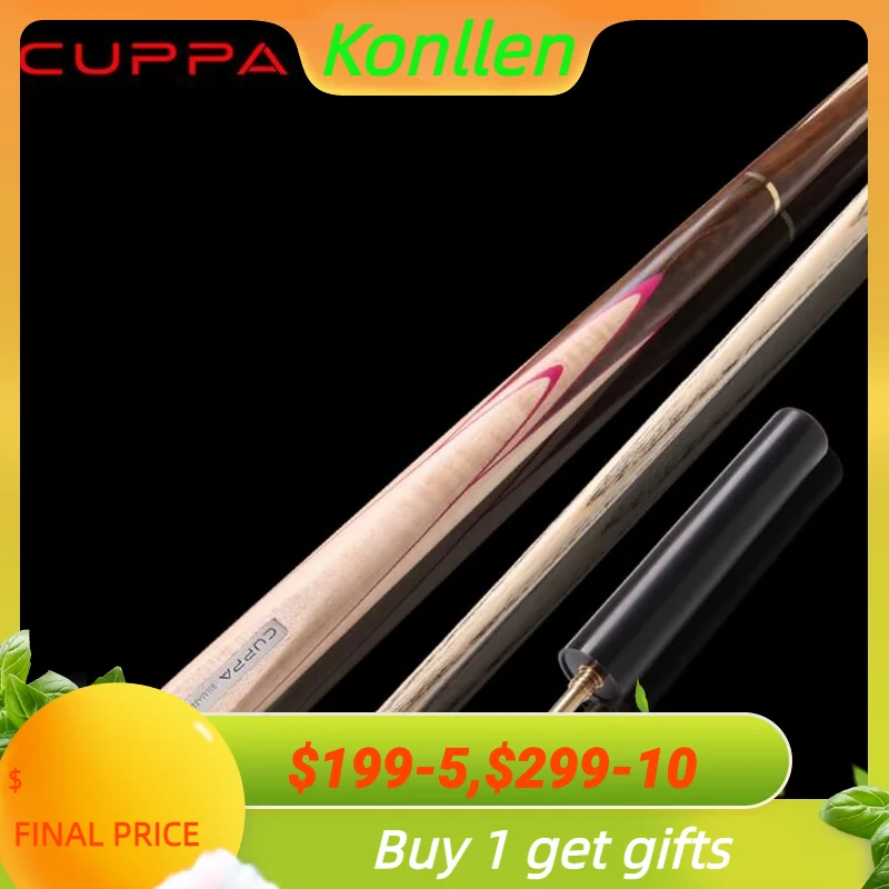 

Cuppa 3/4 Billiard Snooker Cue Stick Kit Durable 9.8mm Tips Snooker Cues Case Set Combination Offer China