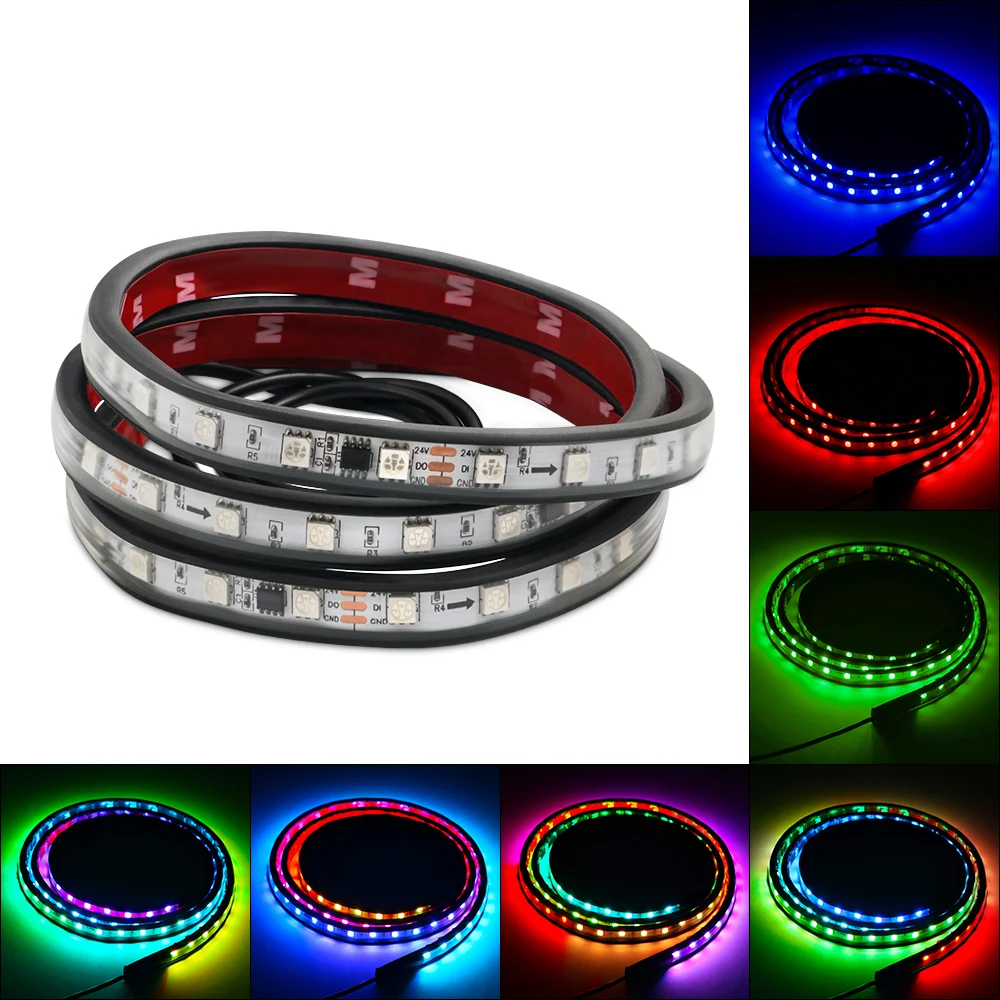 Светодиодная лента RGB для автомобиля стробоскоп бесветильник нижняя подсветка