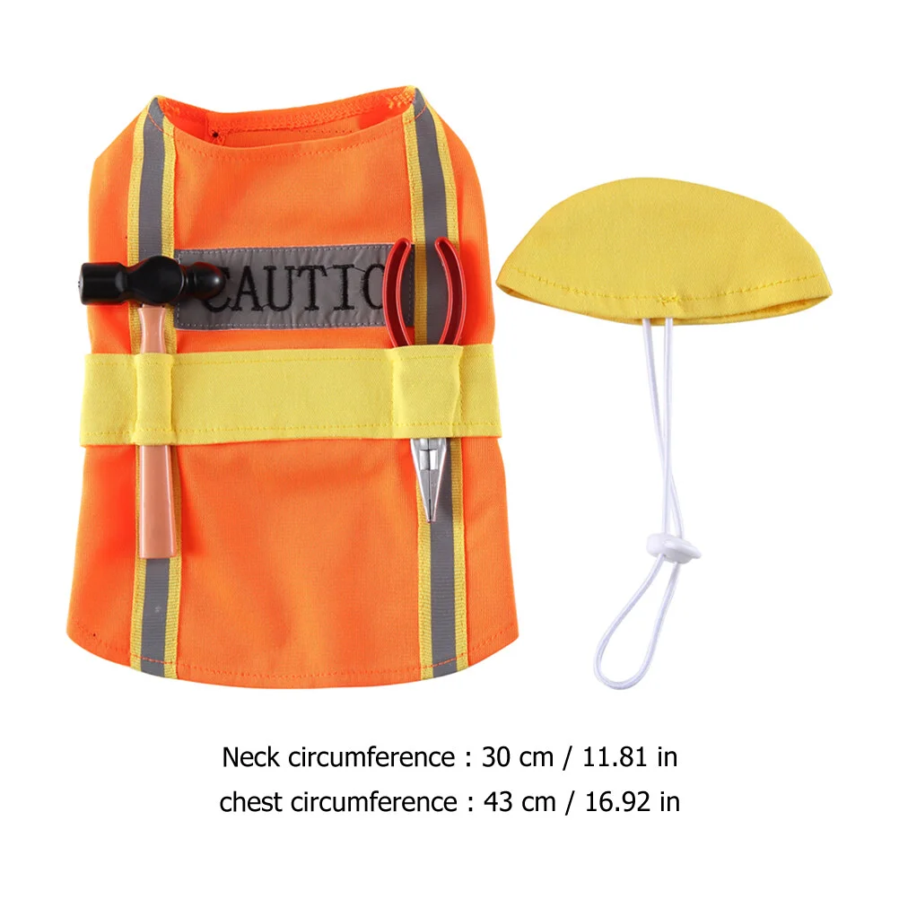 

Hard Hat Accessories Medium Dog Portable Clothes Lovely Reflective Delicate Costume Pet Supplies Small Dogs Party Puppy