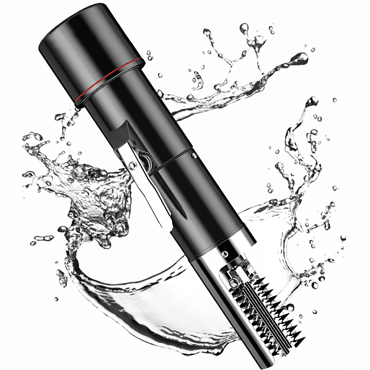 Инструмент для удаления рыболовной чешуи 125 Вт, портативное, водонепроницаемое, 12 В, скребок для удаления накипи, кухонный инструмент