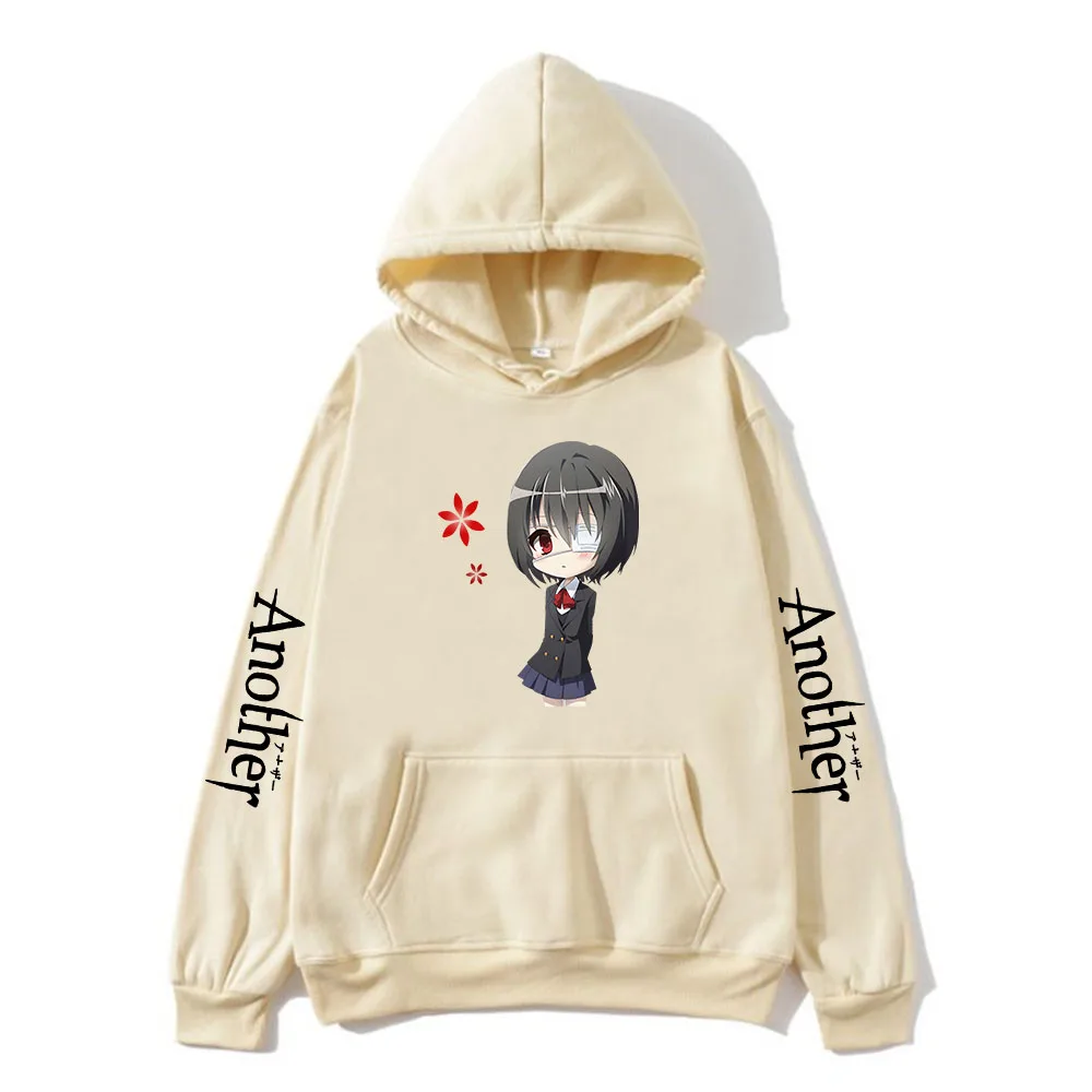 

Another Mei Misaki Hoodies Manga/Comic Sweatshirts Cute Cartoon Clothes for Boys/girls Pocket Streetwear Long-sleeved Fleece Top