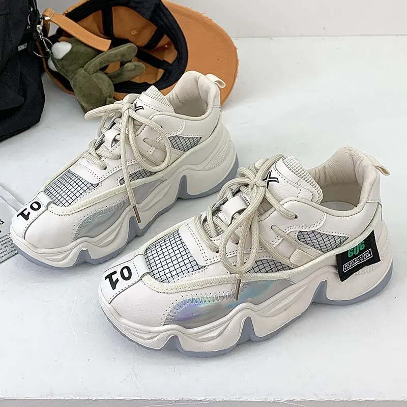 

Net Red Shoes Autumn 2022 Students Korean-Style All-match Sneakers Platform Casual Trendy Shoes Shoes for Women Sneakers