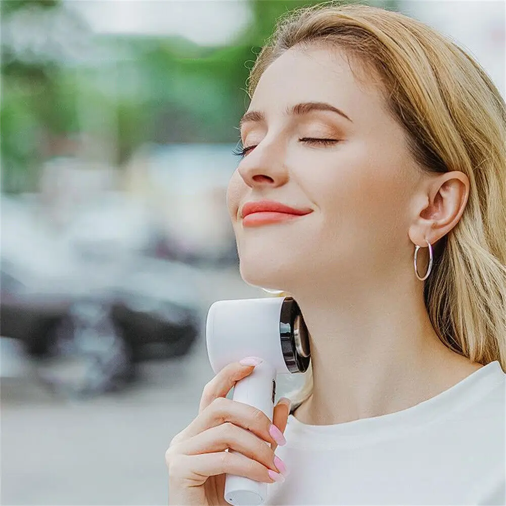 

Портативный ручной полупроводниковый вентилятор для охлаждения холодильника с аккумулятором 2200 мАч, USB-перезаряжаемый портативный мини-ве...