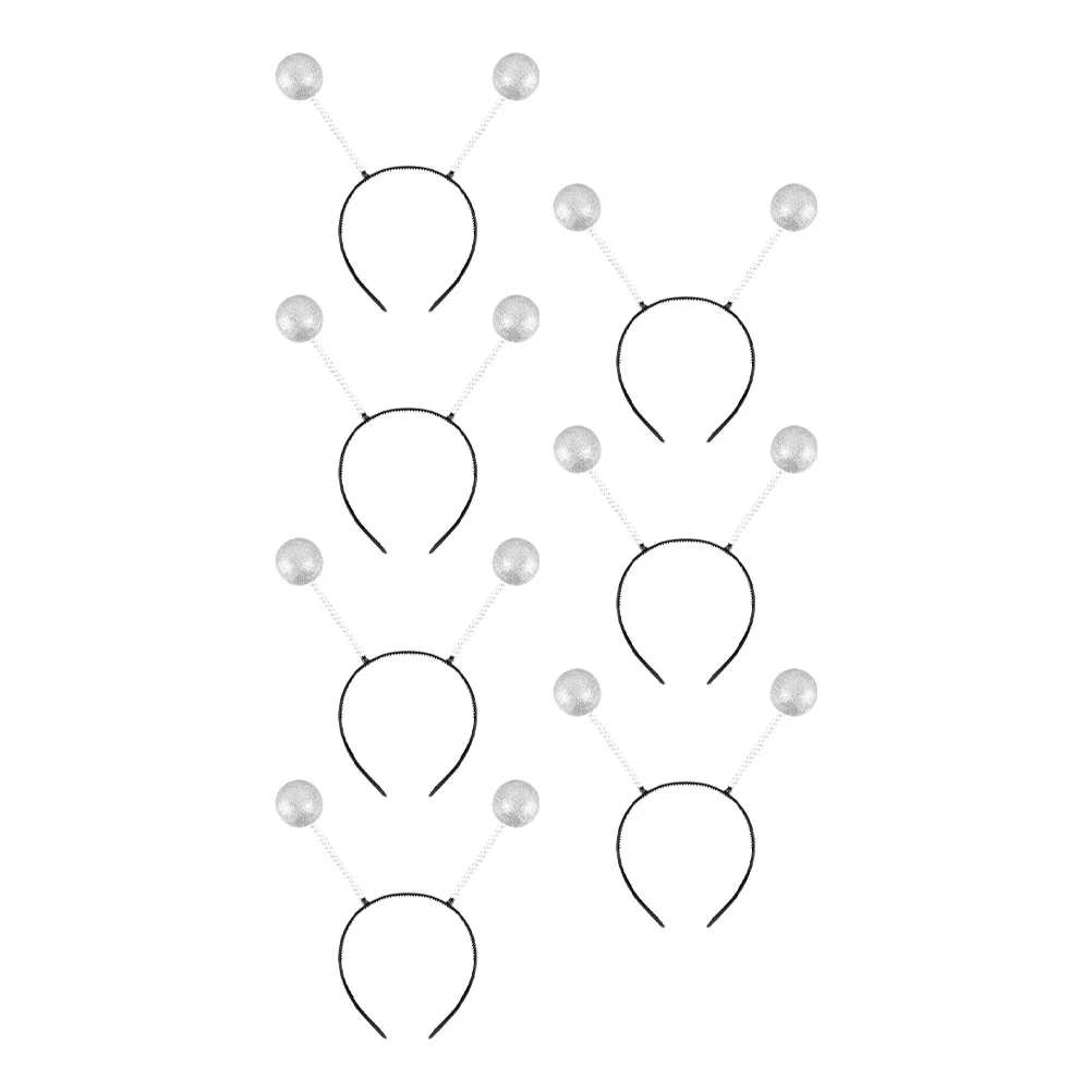 

7 шт. блестящие обручи для волос, искусственная нежная повязка для волос, украшение для вечерние ринки, фестиваля