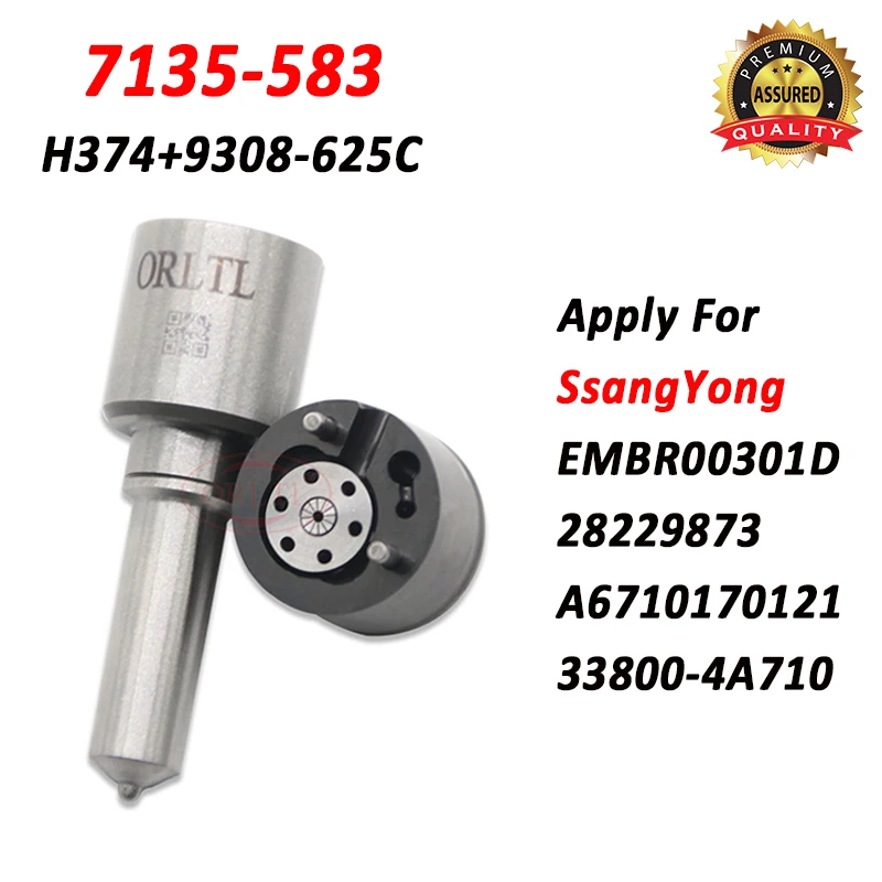 33800-4A710 Ремкомплекты 7135-583 Форсунка H374 Клапан 9308-625C для SSANGYONG EMBR00301D A 6710170121