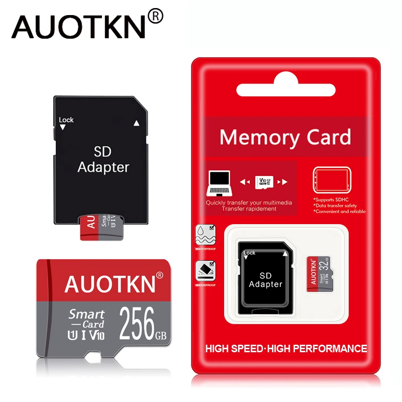 

Micro 256gb Memory Cards 8gb 16gb 32gb 128gb 64gb Class10 Flash Drive card C10 Micro TF SD Card 512gb cartao de memoria TF Card