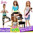Кукла Барби, 5 видов стилей оригинал, шарнирное движение, гимнастика, Йога, танцор, футболист, кукла Барби, Детская обучающая игрушка, подарок для девочки