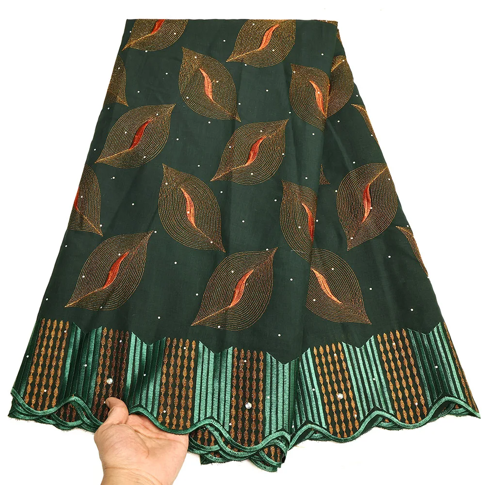 Африканская Кружевная Ткань Высокого Качества 2024 Нигерийское Хлопковое Кружево