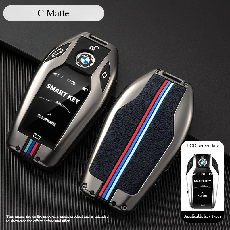 

Силиконовый чехол для автомобильного ключа из углеродного волокна со светодиодным дисплеем для BMW 5 7 серии G11 G12 G30 G31 G32 i8 I12 I15 G01 X3 G02 X4 G05 X5 G07 X7