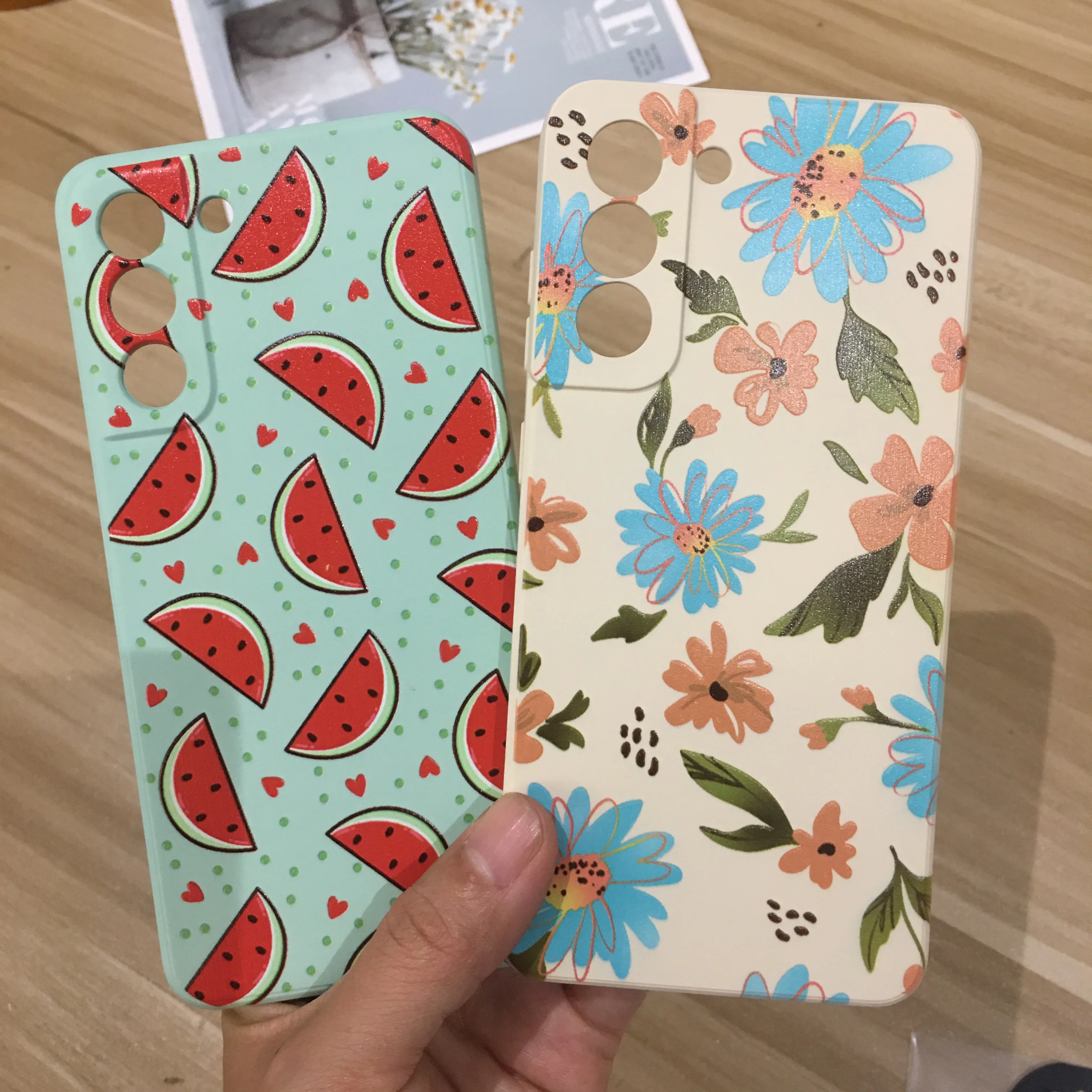 

Summer floral spring daisy Phone Case For Samsung A53 A52 S20 FE S21 PLUS A71 A13 S22 PLUS Cute Silicone Case For galaxy A12